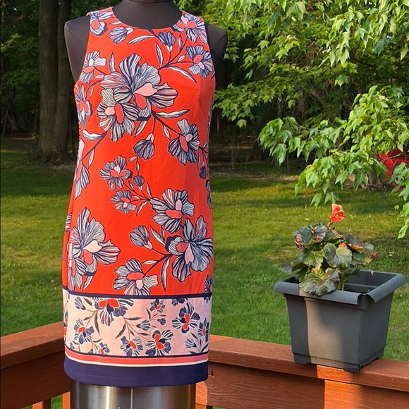 Vince Camuto Dresses & Skirts - NWOT Vince Camuto Orange Red Sheath Mini Dress